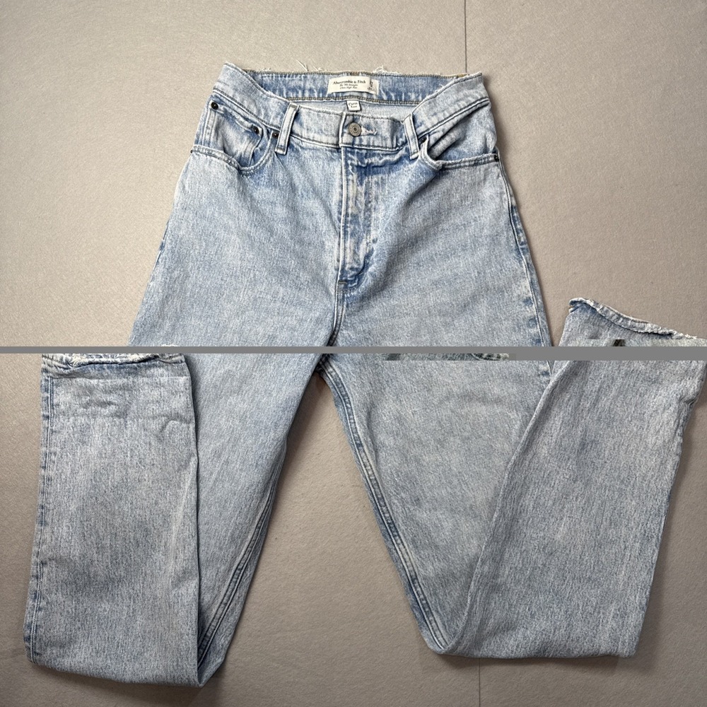 Abercrombie & Fitch 90s Curve Love Straight Ultra High Rise Women's 27/4L